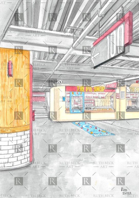 BLOCK 99 - ARSENAL EMIRATES STADIUM - PRINT