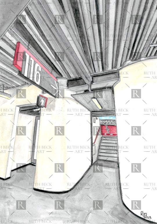 BLOCK 116 - ARSENAL EMIRATES STADIUM - PRINT