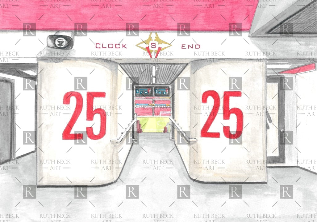 BLOCK 24 - ARSENAL EMIRATES STADIUM - PRINT