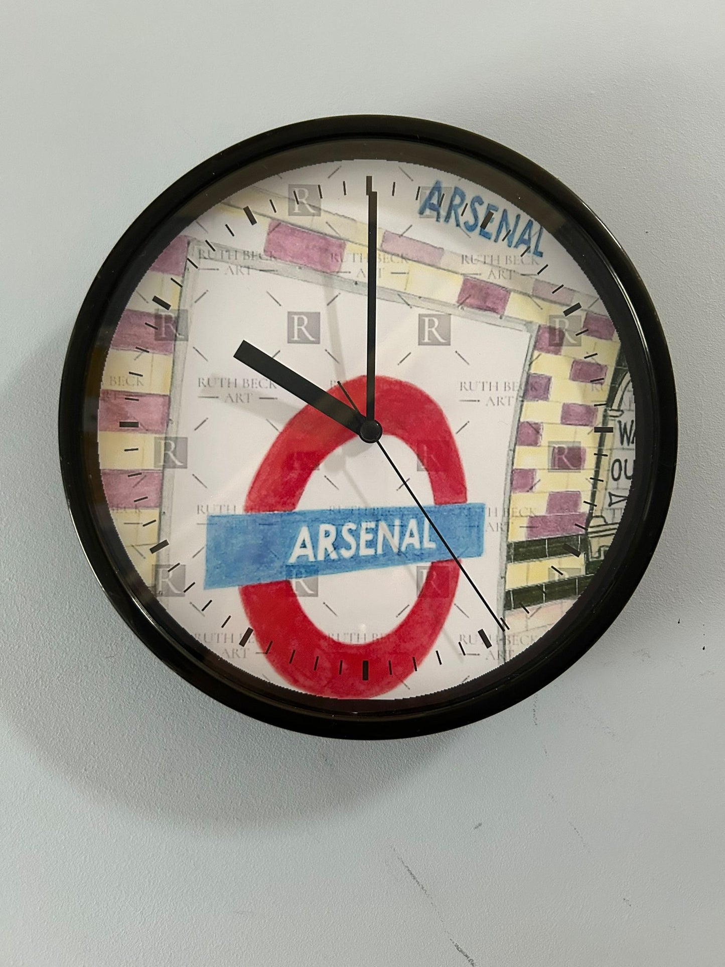 ARSENAL TUBE SIGN - CLOCK