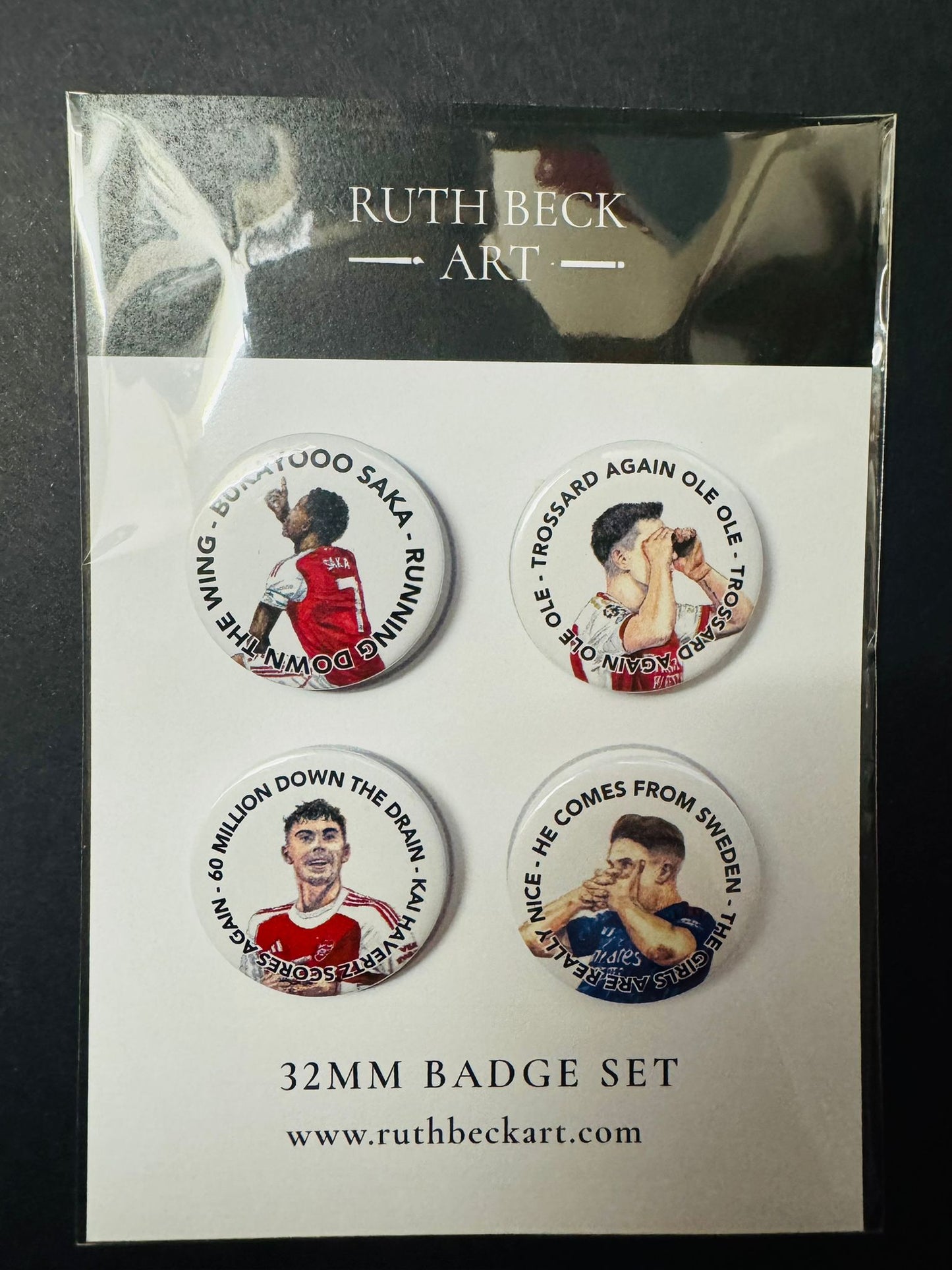 ARSENAL BADGE SET 2 - 4x32mm Button Badges