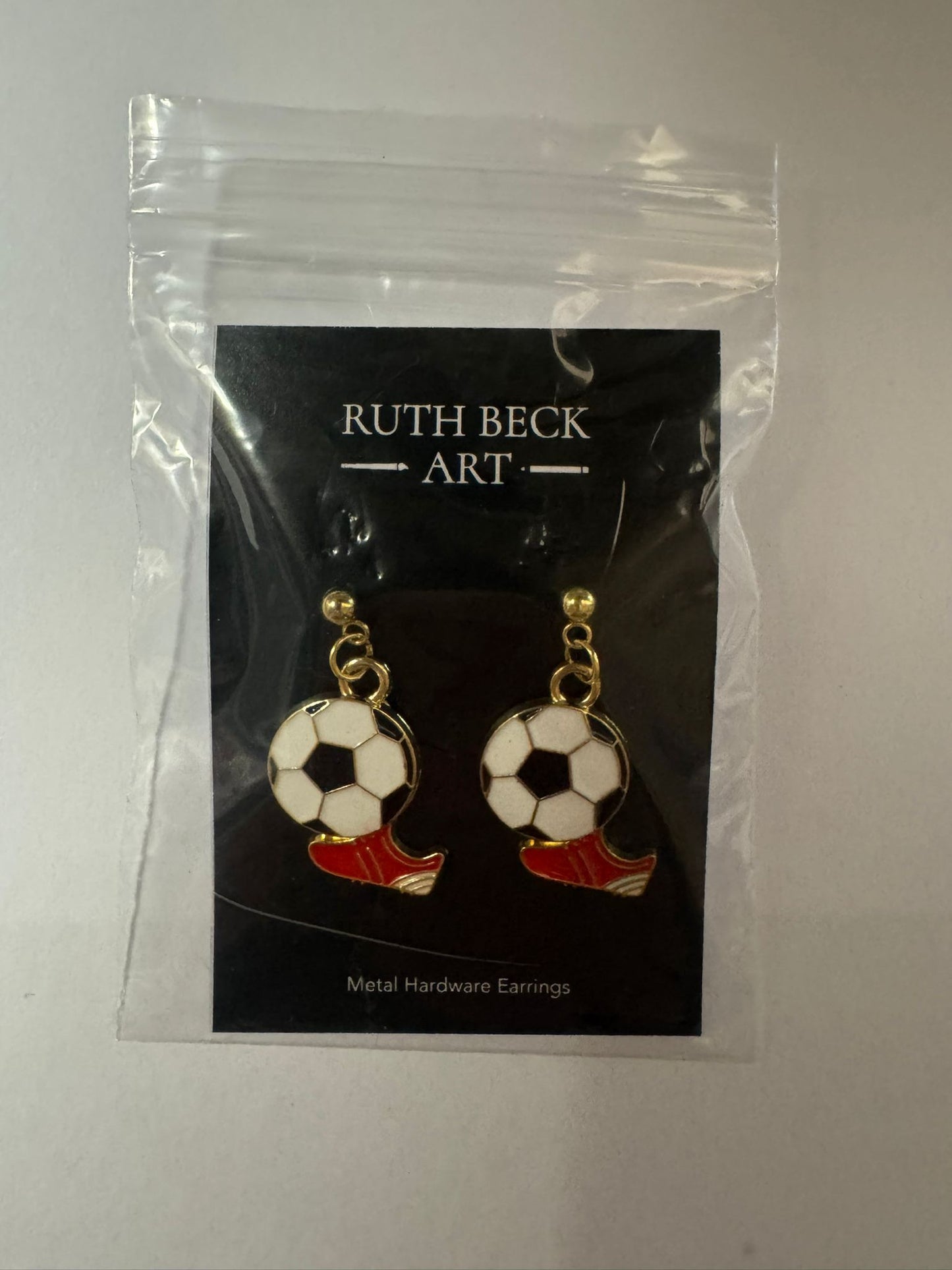 FOOTBALL THEMED HAND CRAFTED EARRINGS - ASSORTED DESIGNS
