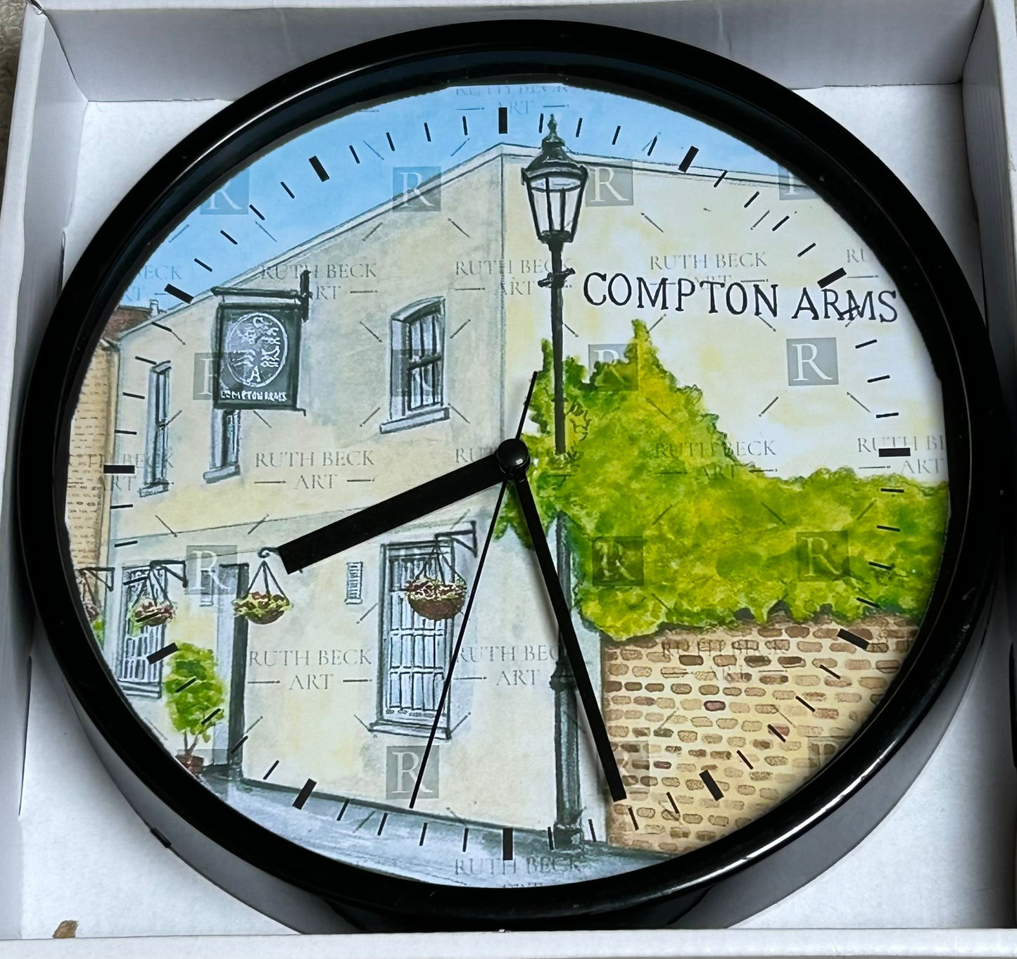 COMPTON ARMS PUB - CLOCK