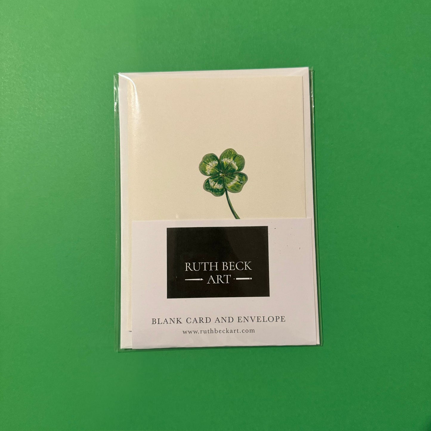 Lucky Clover / A6 Blank Card & Envelope
