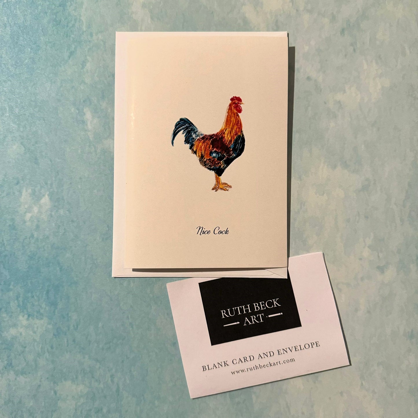 Cockerel / A6 Blank Card & Envelope