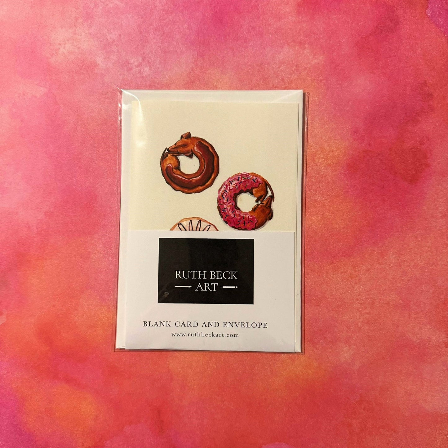 Dough-shunds / A6 Blank Card & Envelope