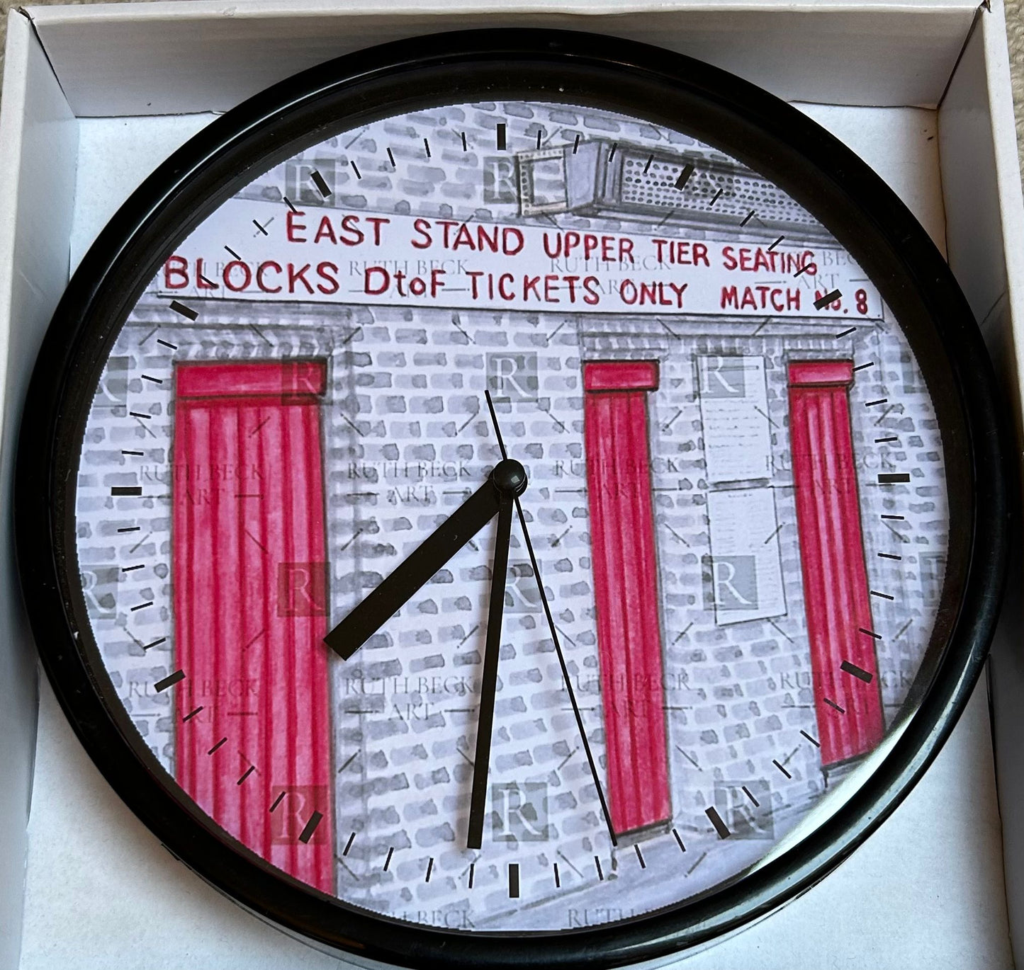 ARSENAL EAST STAND TURNSTILES HIGHBURY - CLOCK
