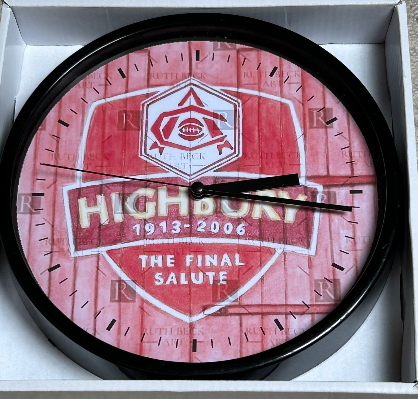 ARSENAL FINAL SALUTE GATE HIGHBURY - CLOCK