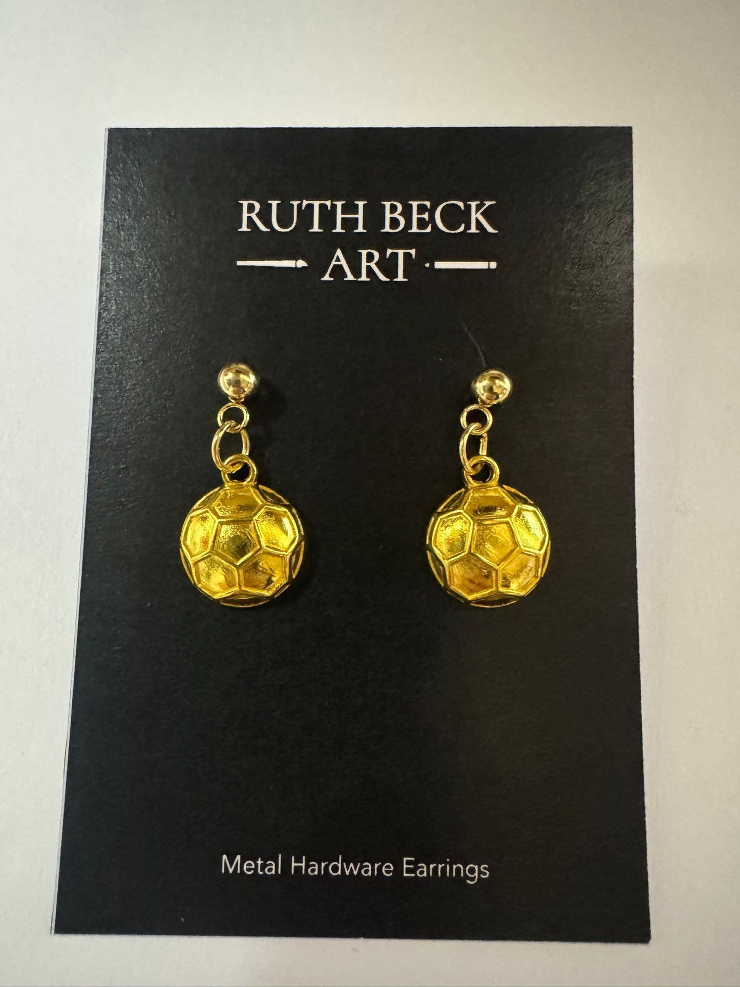 FOOTBALL THEMED HAND CRAFTED EARRINGS - ASSORTED DESIGNS