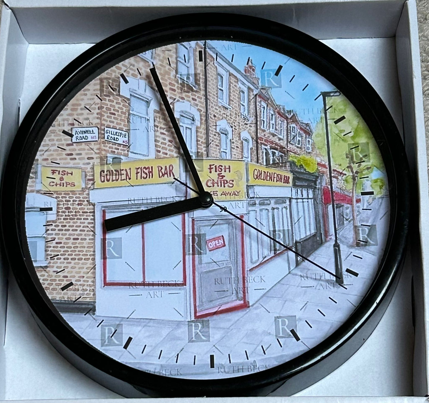 GOLDEN FISH BAR - CLOCK