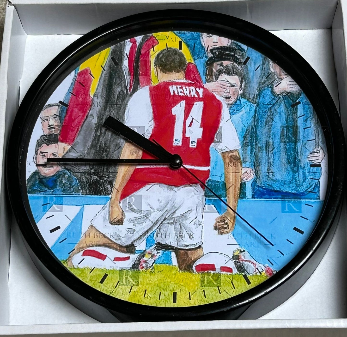 THIERRY HENRY CELERBRATION vs SPURS CROWD - CLOCK