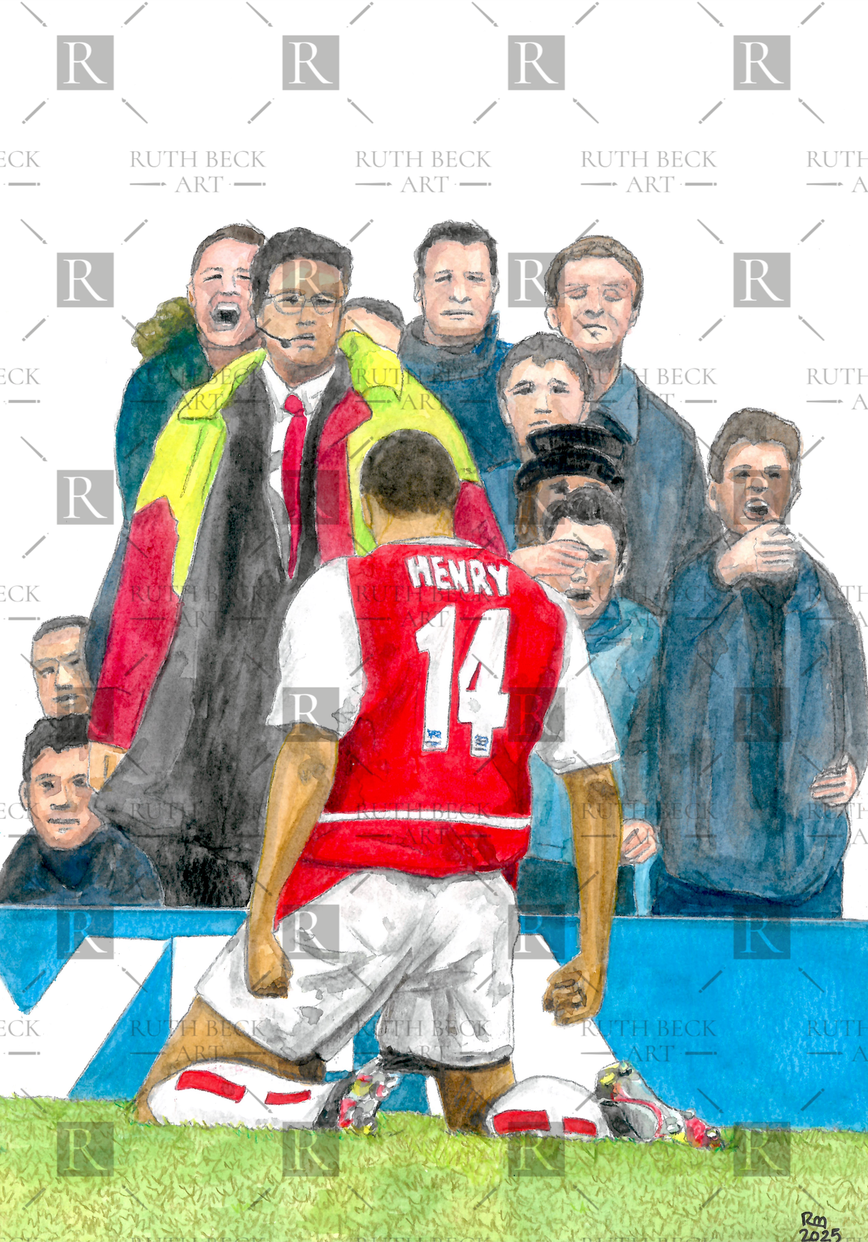 THIERRY HENRY CELEBRATION V SPURS - ARSENAL