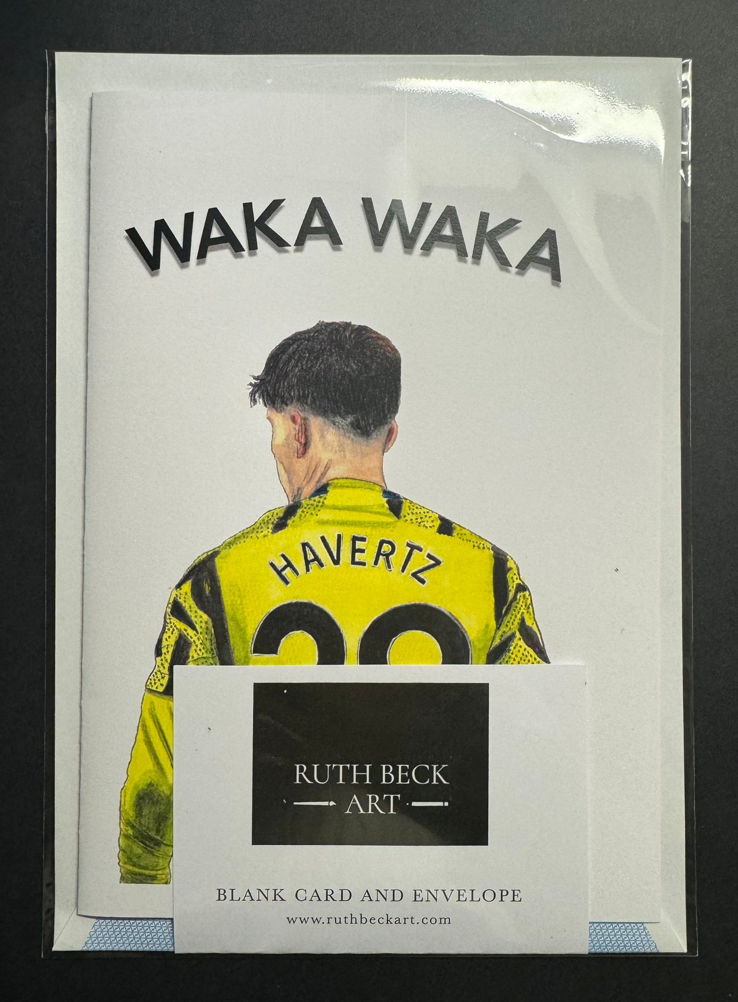KAI HAVERTZ- Waka Waka - A5 Blank card & envelope