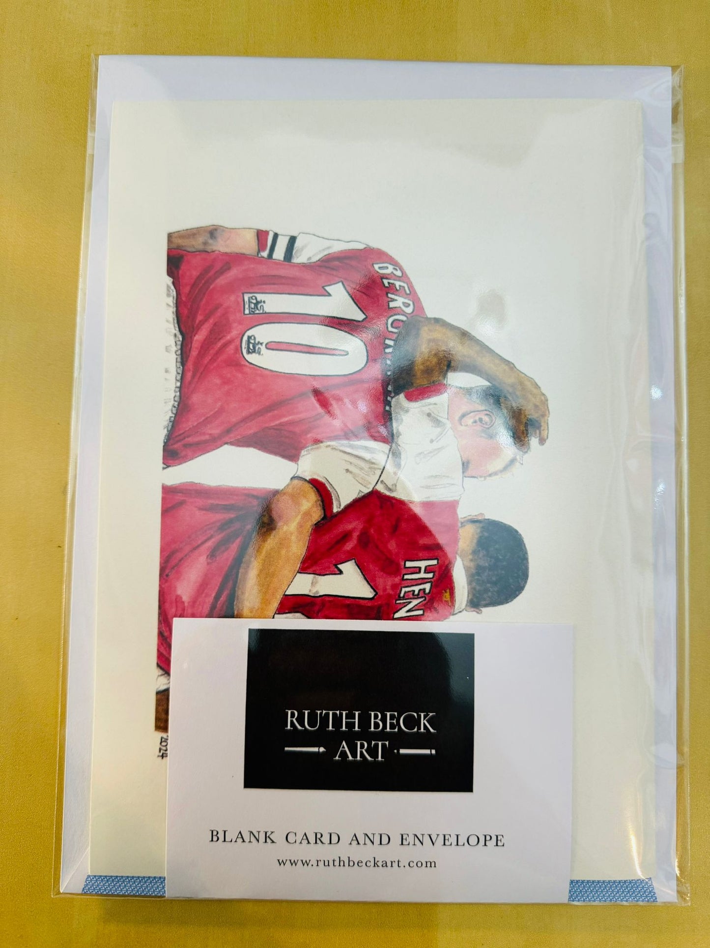 BLANK A5 CARD - Bergkamp and Henry Watercolour - A5 Blank card & envelope