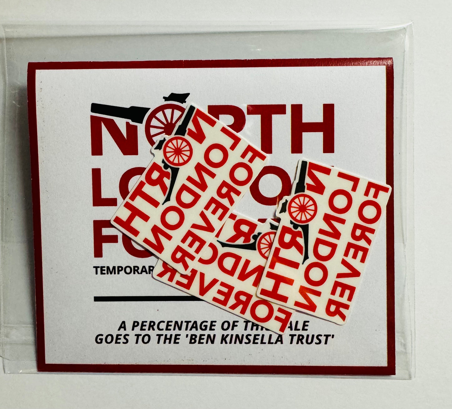 North London Forever - Temporary Tattoos x 3