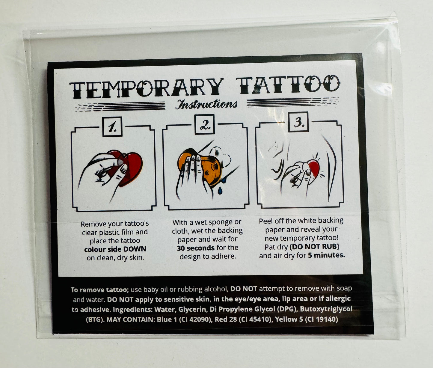 DENNIS BERGKAMP & THIERRY HENRY - Temporary Tattoo x 1 per pack