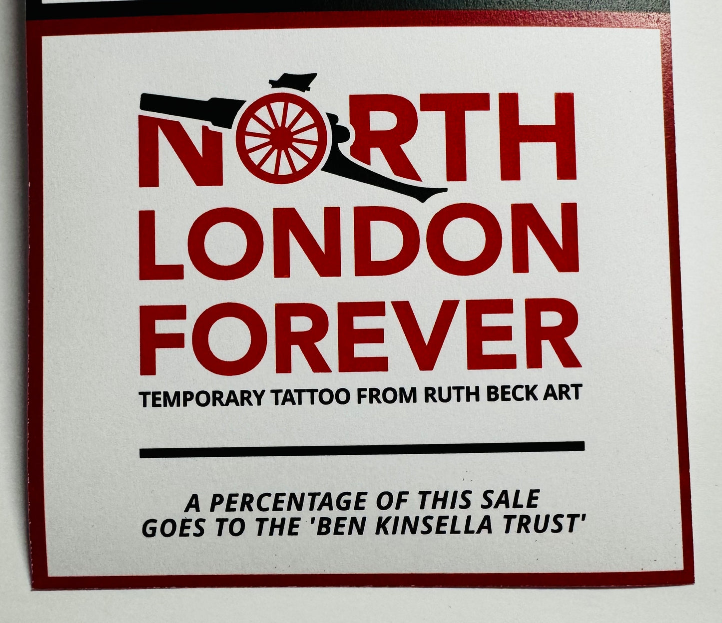 North London Forever - Temporary Tattoos x 3
