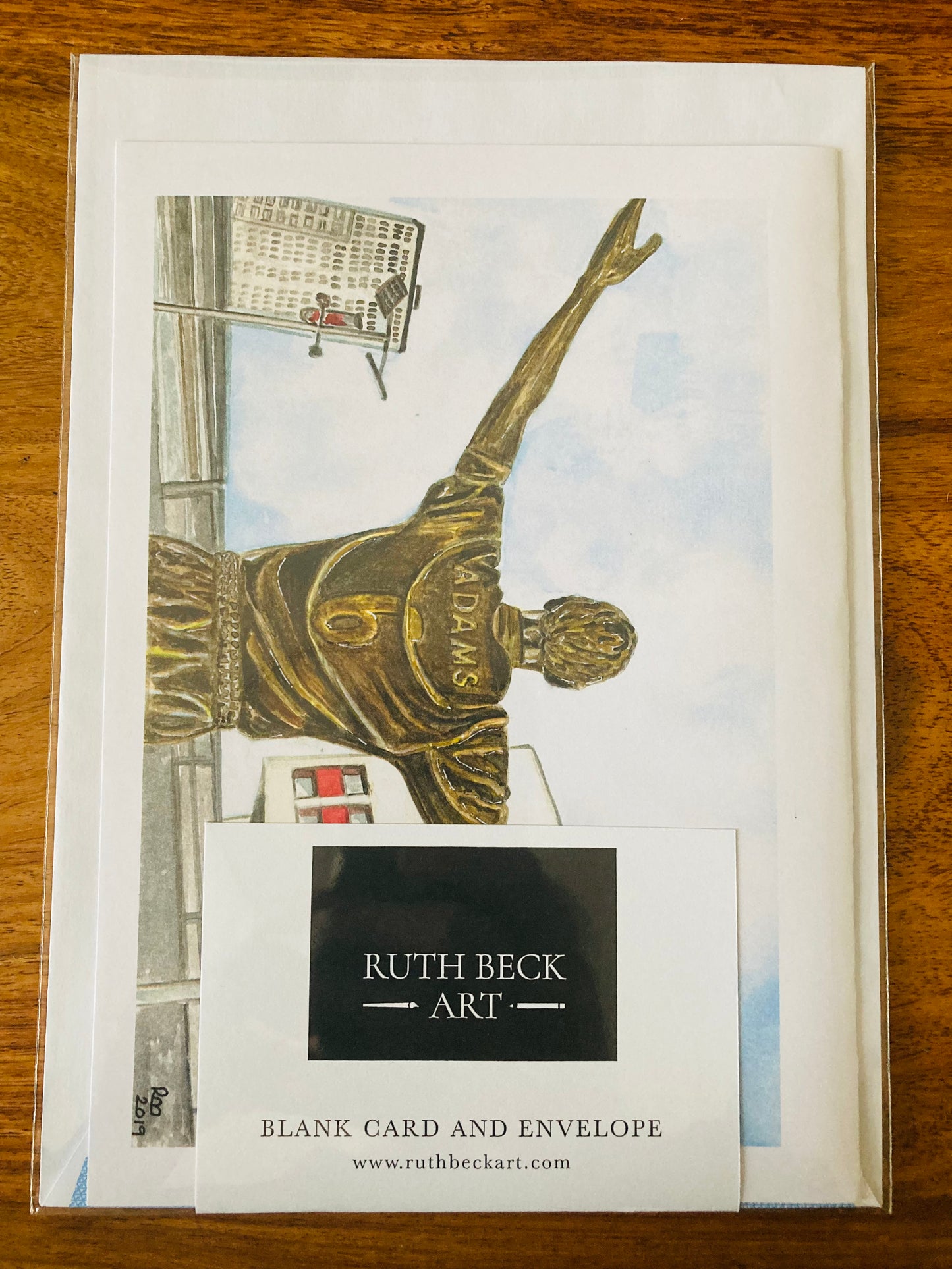 TONY ADAMS - A5 Blank card & envelope