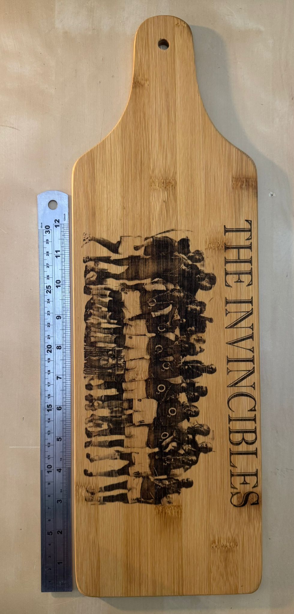 INVINCIBLES WOODEN BOARD Charity Donation from Sale.