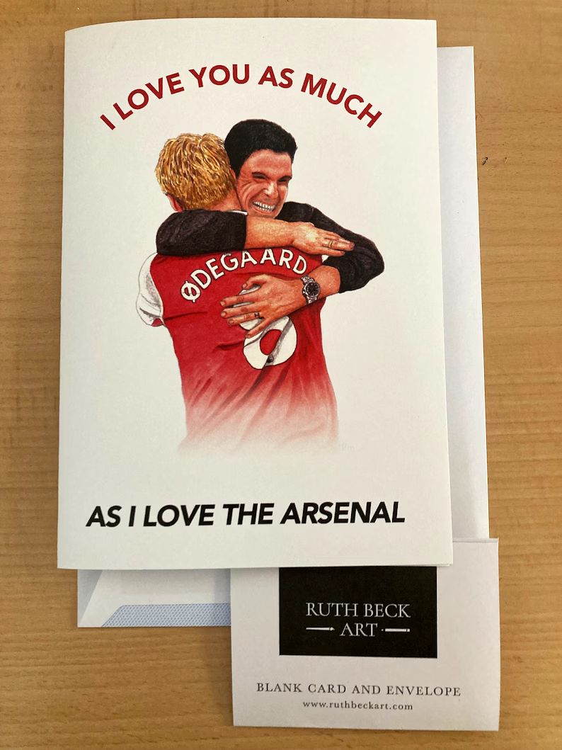 I LOVE YOU AS MUCH - A5 Blank card & envelope