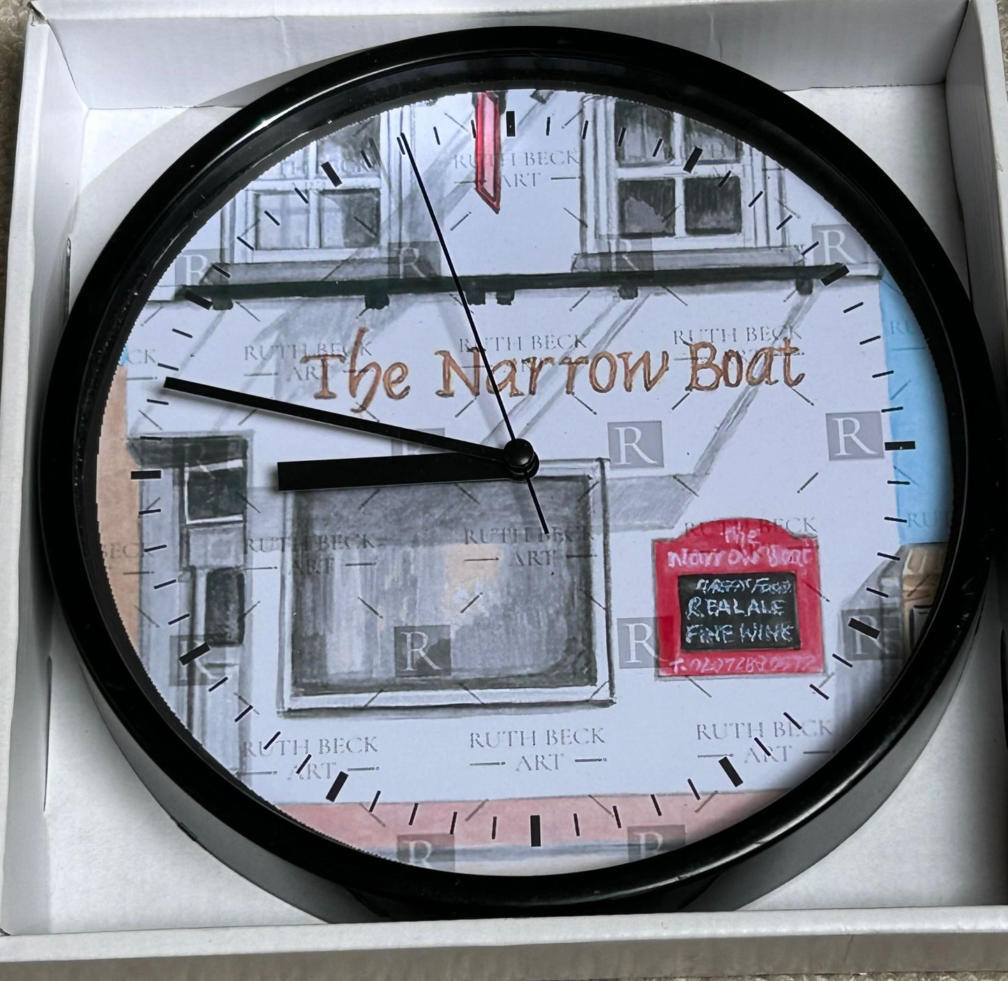 NARROW BOAT PUB - CLOCK