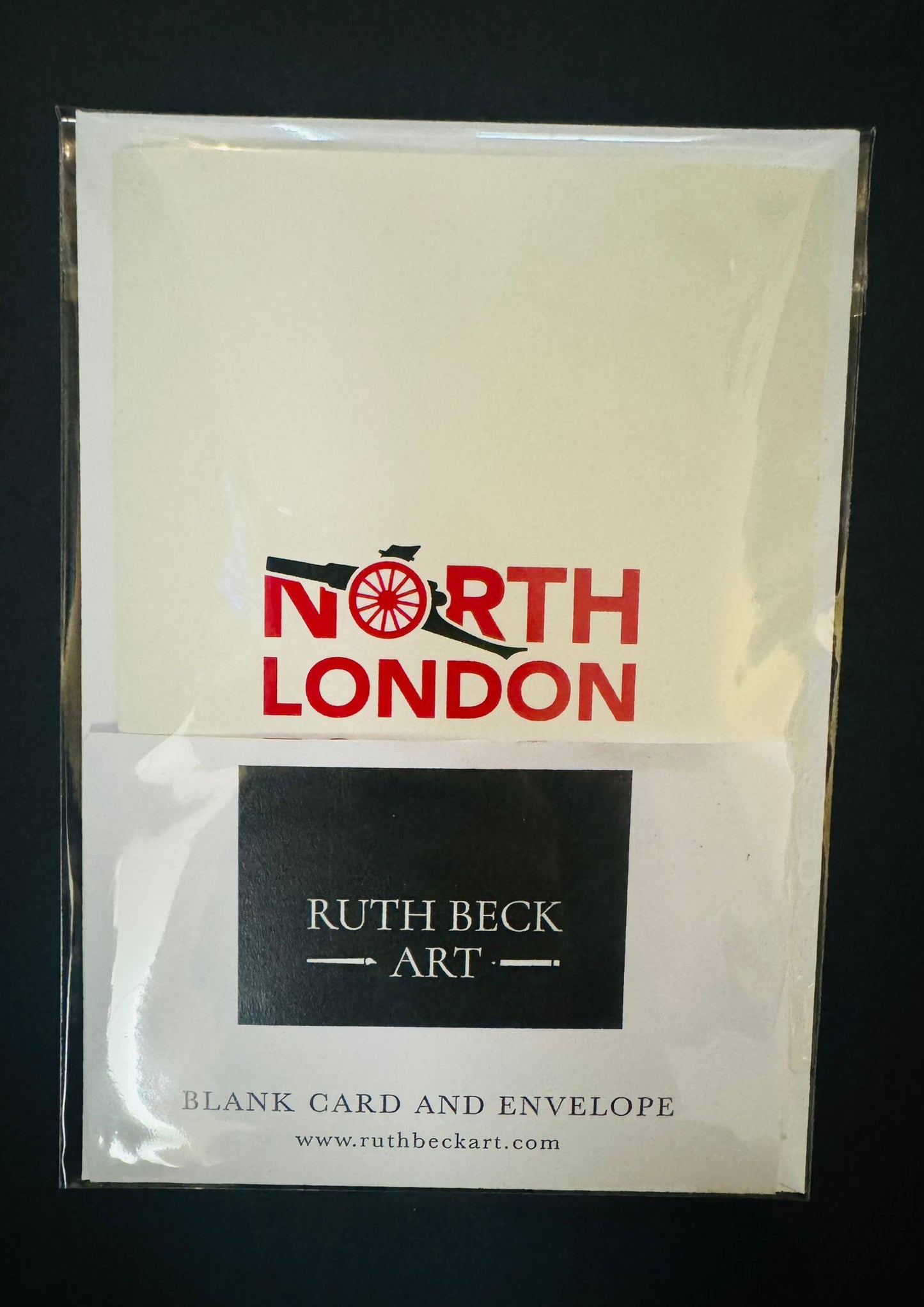 ARSENAL NORTH LONDON FOREVER A6 CARD - A6 Blank card & envelope