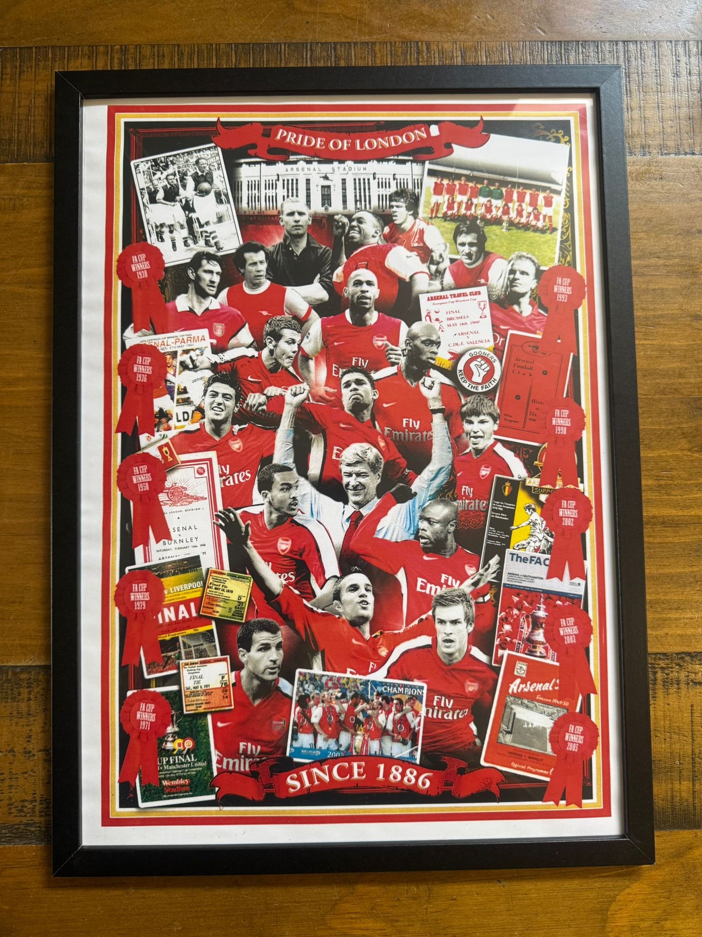 ARSENAL PRIDE OF LONDON A3 POSTER