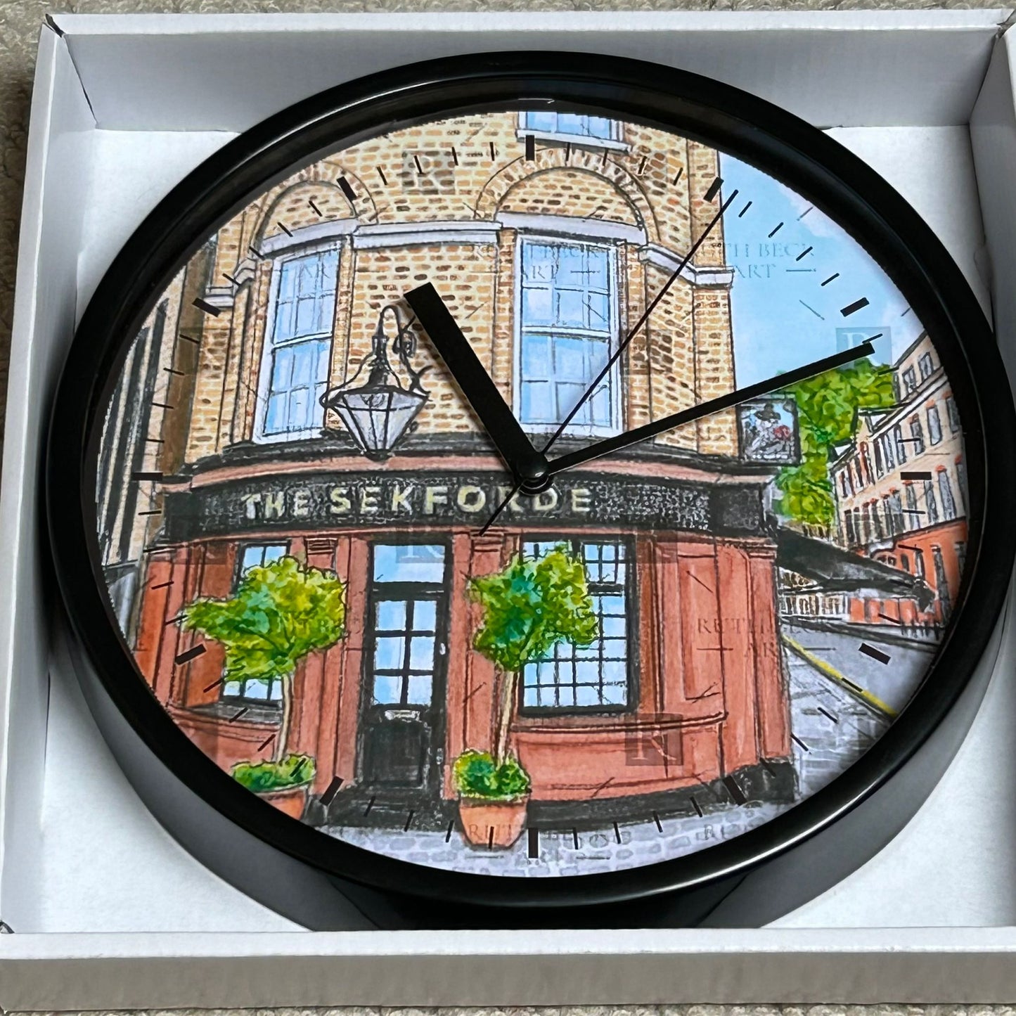 SEKFORDE PUB - CLOCK