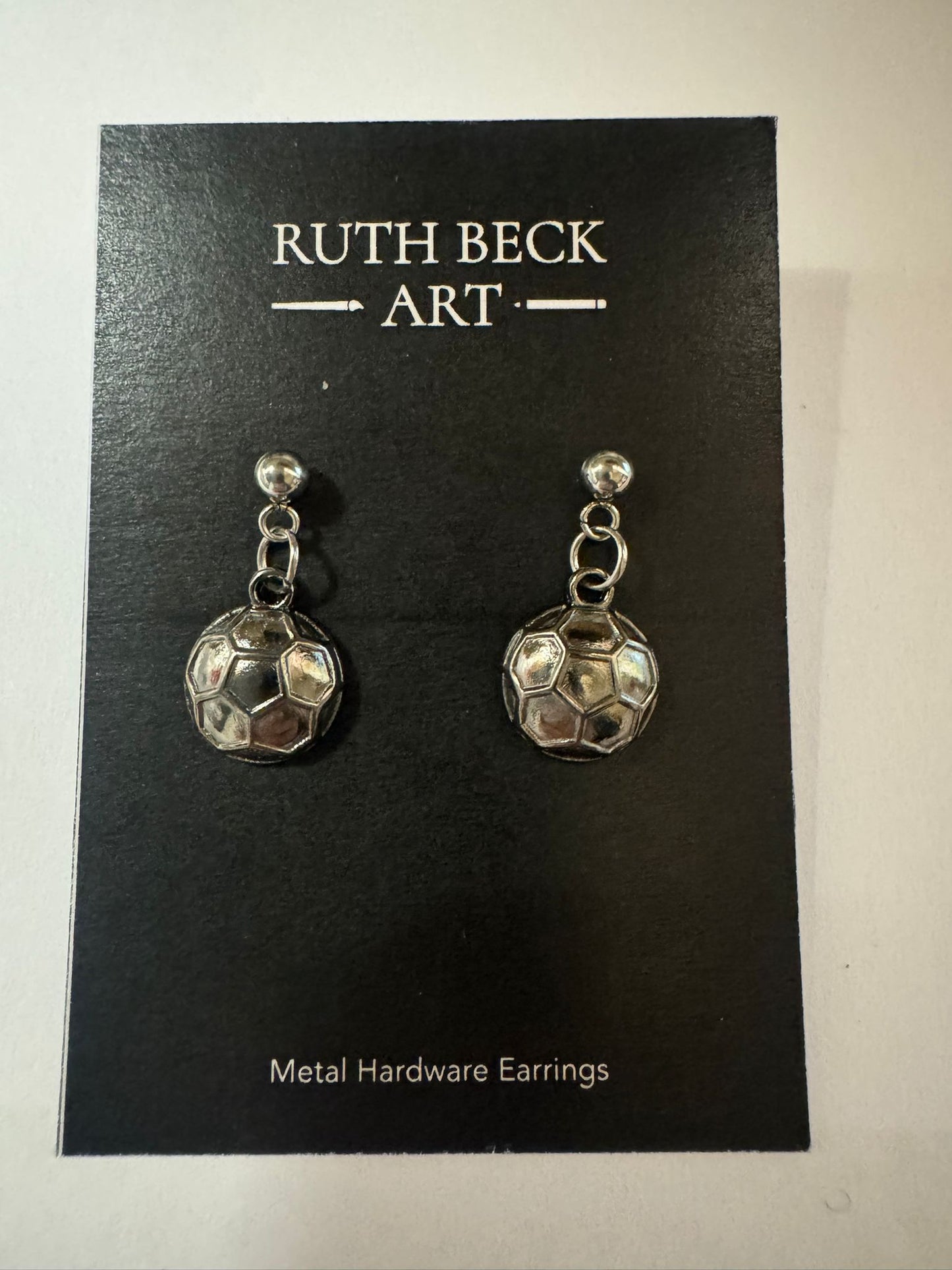 FOOTBALL THEMED HAND CRAFTED EARRINGS - ASSORTED DESIGNS