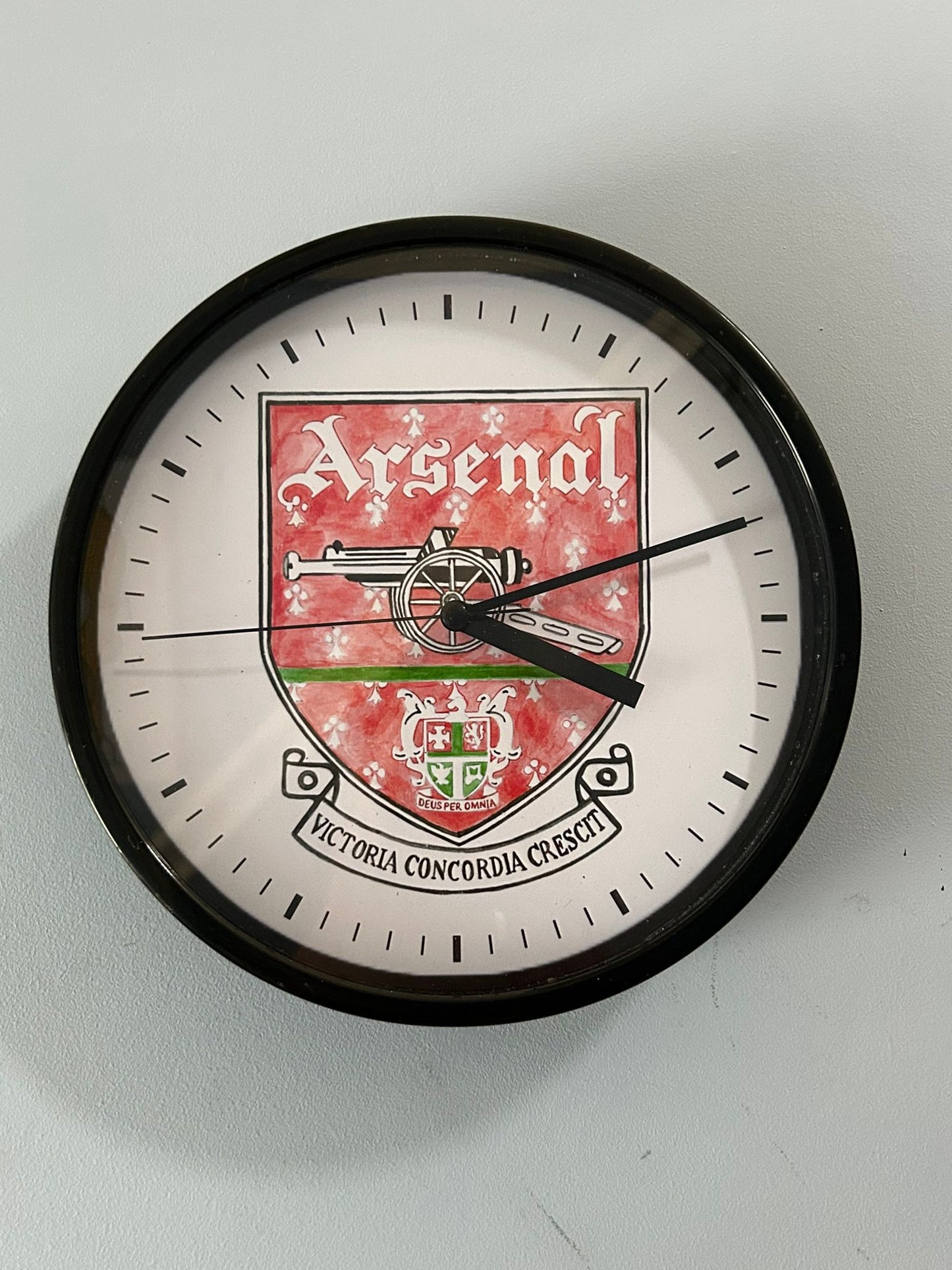 ARSENAL VCC CREST - CLOCK