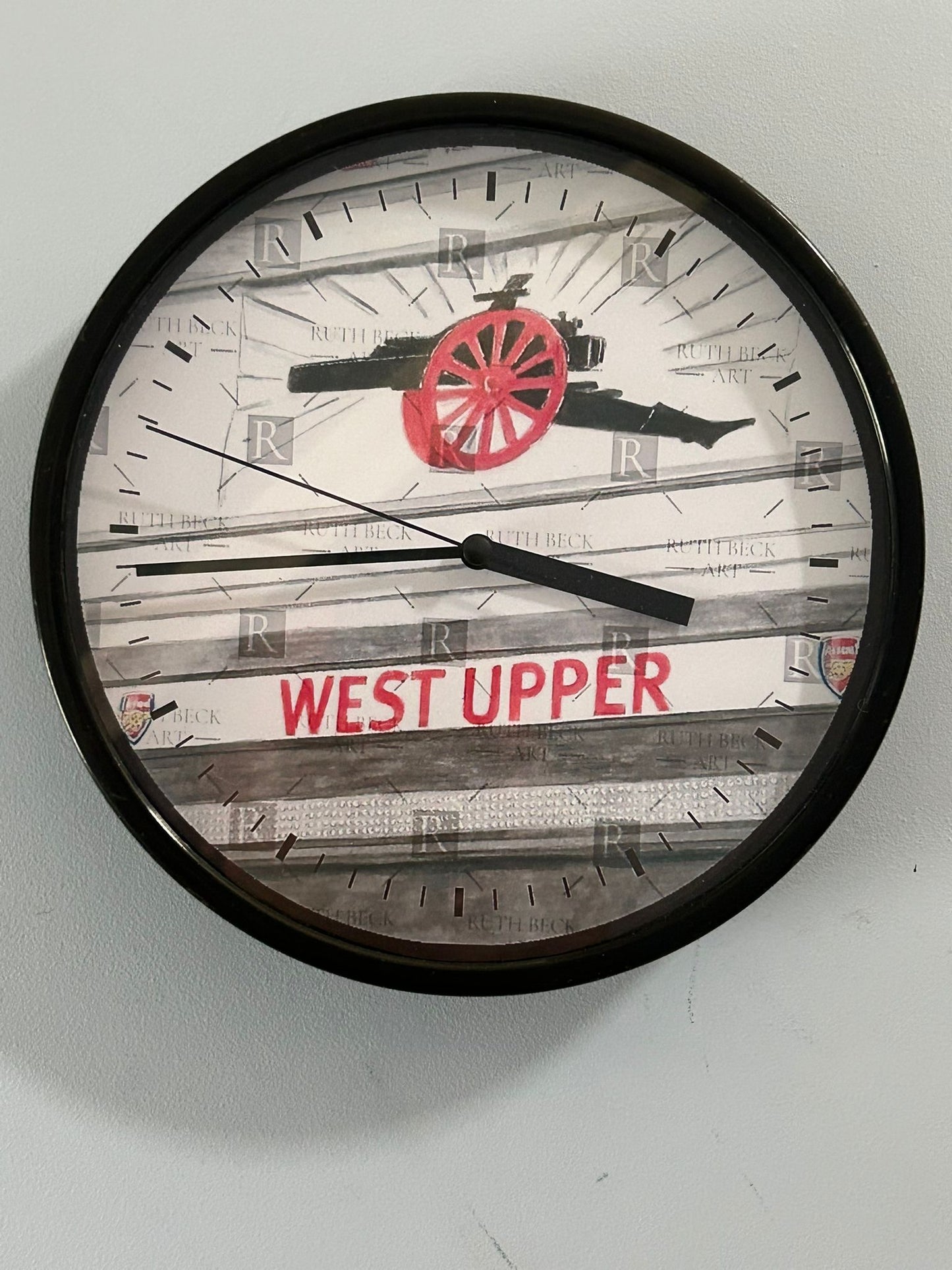 ARSENAL WEST UPPER STAND CANNON - HIGHBURY - CLOCK