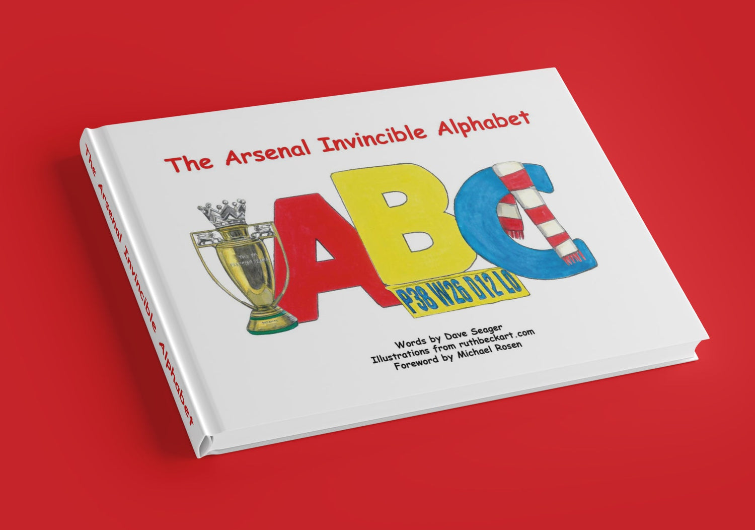 ARSENAL INVINCIBLE ALPHABET ILLUSTRATIONS