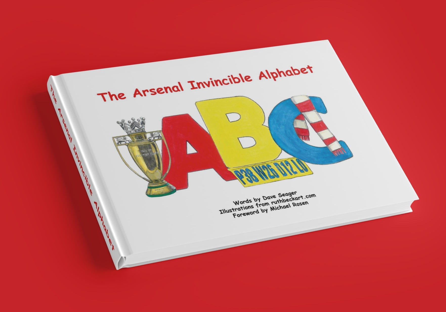 ARSENAL INVINCIBLE ALPHABET ILLUSTRATIONS