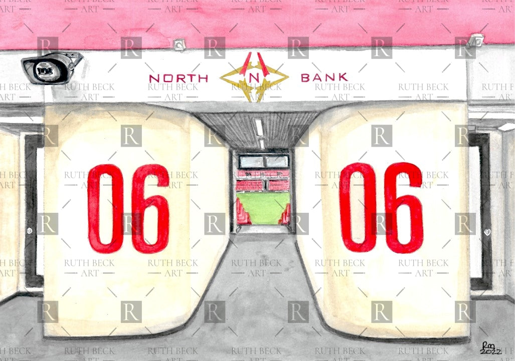 BLOCK 6 - ARSENAL EMIRATES STADIUM - PRINT