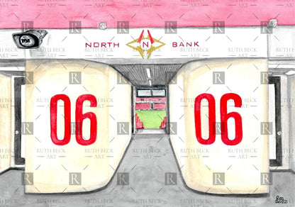 BLOCK 6 - ARSENAL EMIRATES STADIUM - PRINT