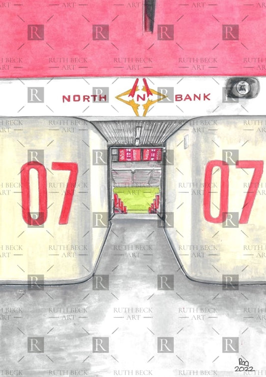 BLOCK 7 - ARSENAL EMIRATES STADIUM - PRINT