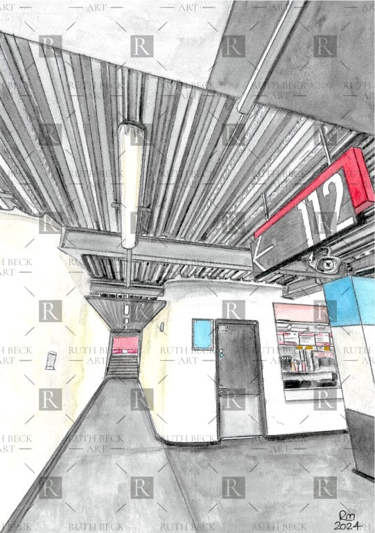 BLOCK 112 - ARSENAL EMIRATES STADIUM - PRINT