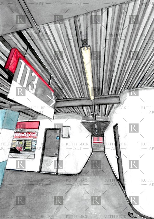 BLOCK 113 - ARSENAL EMIRATES STADIUM - PRINT