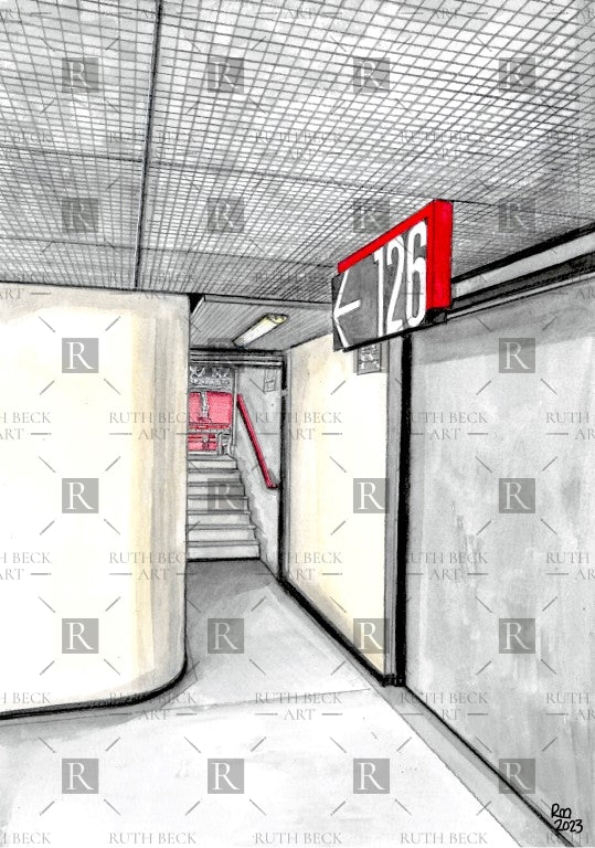 BLOCK 126 - ARSENAL EMIRATES STADIUM - PRINT
