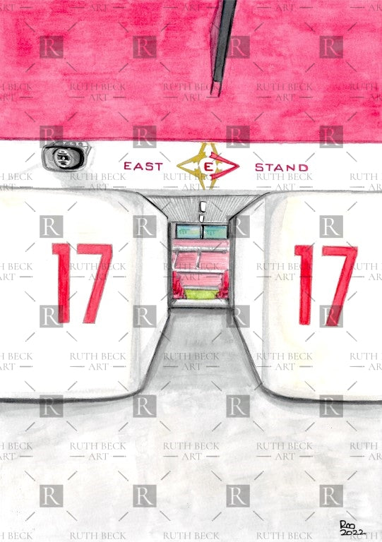 BLOCK 17 - ARSENAL EMIRATES STADIUM - PRINT