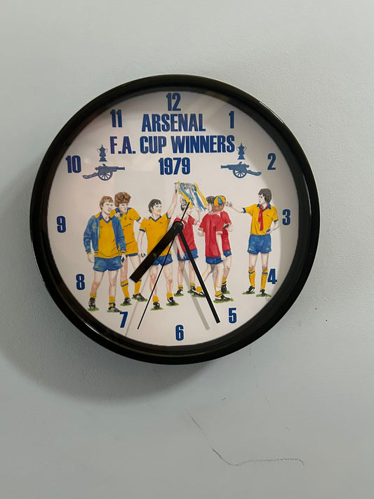 ARSENAL 1979 FA CUP - CLOCK