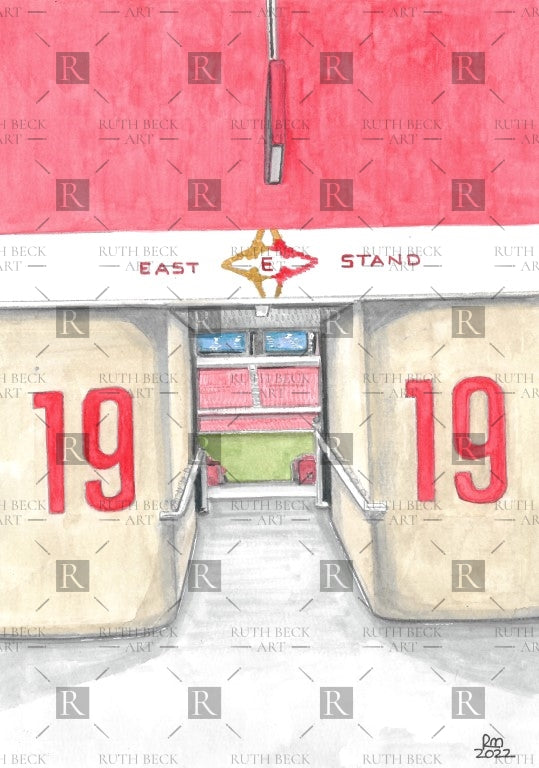 BLOCK 19 - ARSENAL EMIRATES STADIUM - PRINT