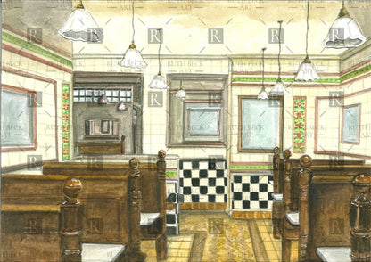 MANZES INTERIOR - PRINT