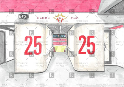 BLOCK 24 - ARSENAL EMIRATES STADIUM - PRINT