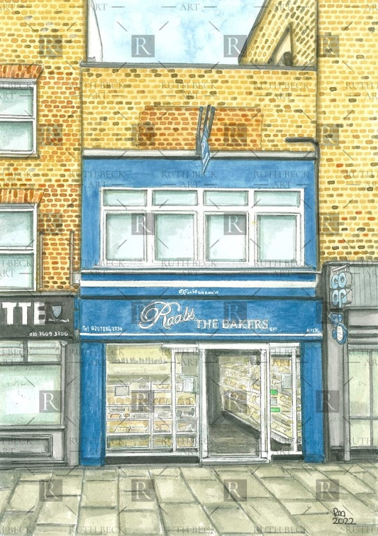 RAABS BAKERS - ESSEX ROAD - PRINT