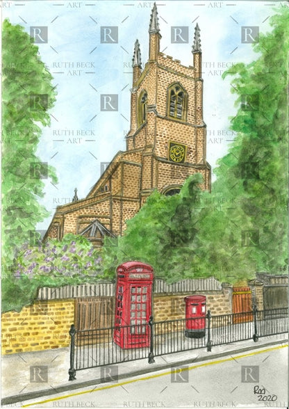 ST PAULS CHURCH - PRINT