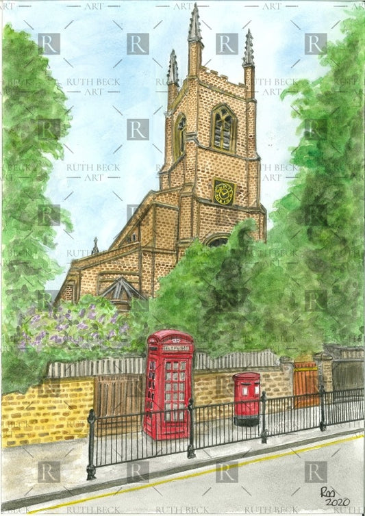 ST PAULS CHURCH - PRINT