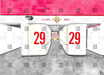 BLOCK 29 - ARSENAL EMIRATES STADIUM - PRINT