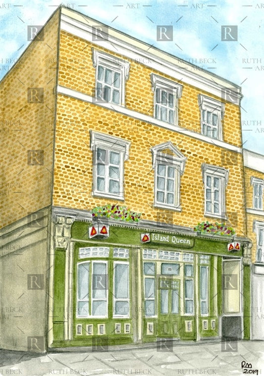 ISLAND QUEEN PUB - PRINT