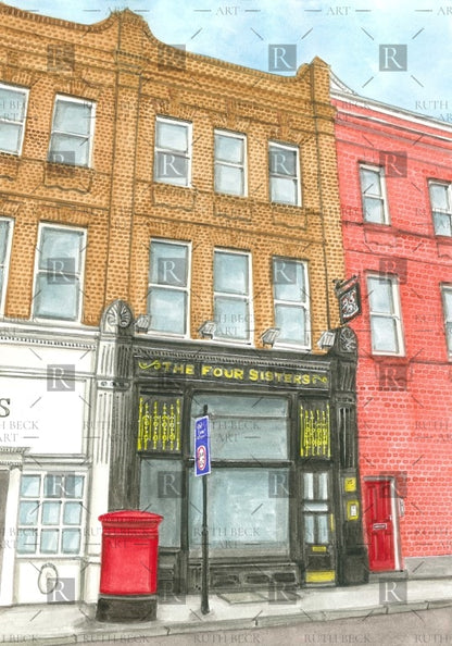 FOUR SISTERS PUB - PRINT
